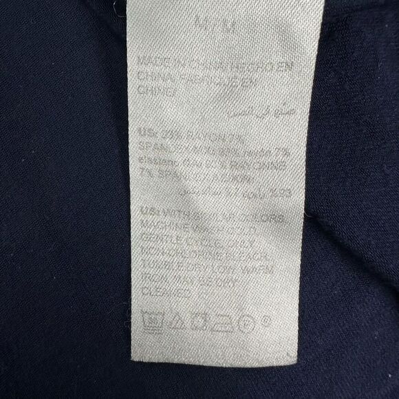 Soma Medium Blue Long Sleeve Pajama Lounge Top - Picture 7 of 7